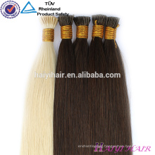 Double drawn Russian Virgin Pre-Bonded Extension I U Flat Tip Hair Weave Wholesale Uk